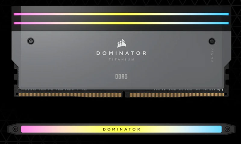 CORSAIR Dominator Titanium DDR5 RGB Ram