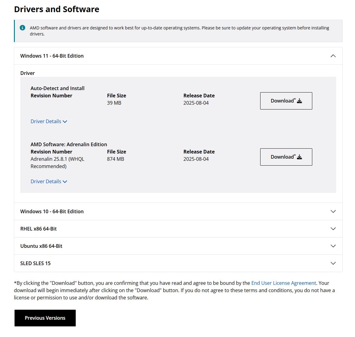 AMD Ekran Kartı Güncelleme