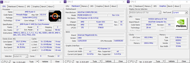 cpu z ile anakart öğrenme
