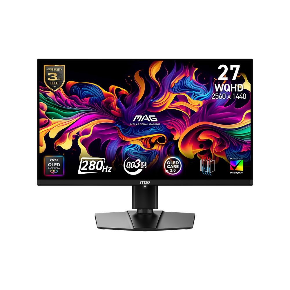 【WQHD】MSI MAG 271QPX QD-OLED 26.5インチ MSI MAG 271QP QD-OLED X28 26.5