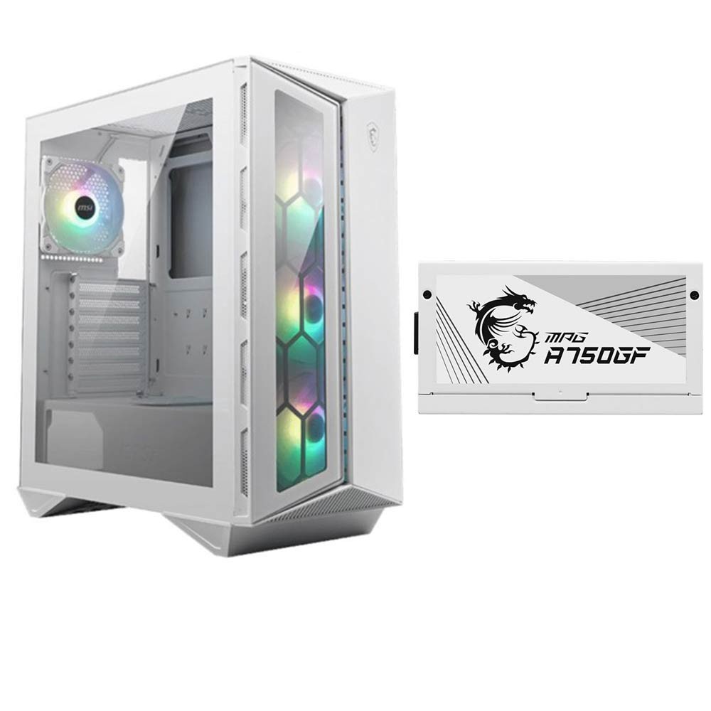 MSI MPG GUNGIR 110R WHITE + MPG A750GF WHITE Paket