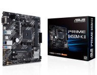 ASUS PRIME B450M-K II AMD B450 Soket AM4 DDR4 4400MHz (O.C.) M.2 mATX Anakart