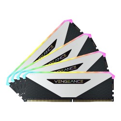 CORSAIR VENGEANCE RGB 32GB (4x8GB) DDR4 3200 MHz CL16 Beyaz Pc Ram