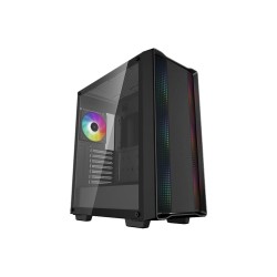 DeepCool CC560 V2 PF550 550W 80Plus Mid-Tower 4xRainbow Fanlı Mid-Tower Siyah Kasa