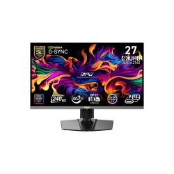 MSI 26.5" MPG 272URX 3840x2160 (UHD) QD-OLED 240 HZ 0.03MS G-SYNC Uyumlu Pivot Gaming Monitör