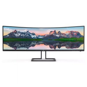 PHILIPS 498P9Z/00 49" 5120 x 1440 (Dual QHD) 165Hz  4ms SuperWide 32:9 VA LCD Kavisli Monitör