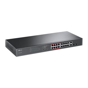 TP-Link Omada TL-SL1218MP 16-Port 10/100Mbps + 2-Port Gigabit Unmanaged PoE Switch