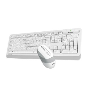 A4TECH FG1010 2.4G BEYAZ Multimedya Klavye Mouse Set