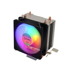 FRISBY P2S 90mm ARGB Fanlı LGA1700/AM5 2xBakır Borulu Hava Soğutma
