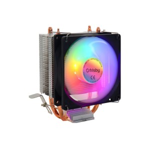 FRISBY P2S 90mm ARGB Fanlı LGA1700/AM5 2xBakır Borulu Hava Soğutma