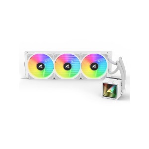SHARKOON S100 ARGB WHITE 360 LGA1700/1851/AM5 360mm Beyaz Sıvı İşlemci Soğutucusu SHARKOON S100 ARGB WHITE 360 LGA1700/1851/AM5 360mm Beyaz Sıvı İşlemci Soğutucusu