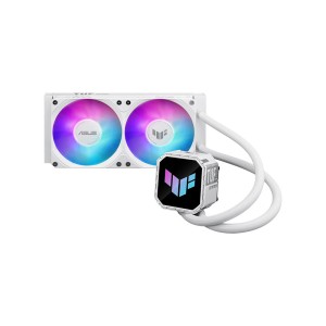 ASUS TUF Gaming LC III 240 ARGB White Edition Soket AM4/AM5 - LGA 1851 Uyumlu 240mm Beyaz Sıvı İşlemci Soğutucusu