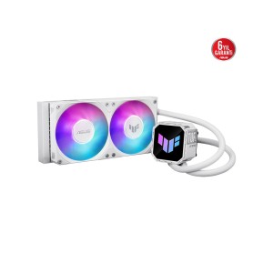 ASUS TUF Gaming LC III 240 ARGB White Edition Soket AM4/AM5 - LGA 1851 Uyumlu 240mm Beyaz Sıvı İşlemci Soğutucusu