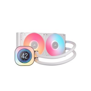 CORSAIR iCUE LINK TITAN 240 RX LCD Beyaz RX120 RGB Fanlı 240mm LGA 1851/AMD AM5Sıvı İşlemci Soğutucu-CW-9061025-WW