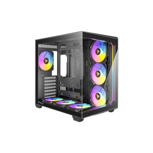 ANTEC C5 ARGB BLACK 7x120mm ARGB Fanlı Temperli Camlı Dual Chamber Mid Tower Oyuncu Kasası