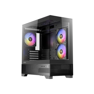 ANTEC CX500M ARGB BLACK Temperli Camlı 3x ARGB Fanlı Mini Tower mATX Gaming Kasa