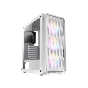 ANTEC NX292 White Rainbow Fanlı Camlı Kasa - Rampage RGB-500 500W 80 Plus Bronze