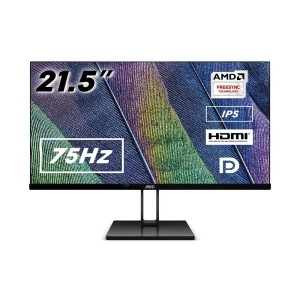 AOC 21,5" 22V2Q 5ms 75Hz IPS FreeSync HDMI DP Çerçevesiz Gaming Monitör