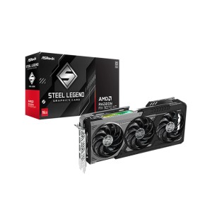 ASROCK Radeon RX 9070 XT Steel Legend Dark 16GB RGB 256Bit RDNA 4, FSR 4 AMD Ekran Kartı-RX9070XT SLD 16G
