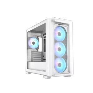 ASUS A23 PLUS TG ARGB BEYAZ 4xARGB Fanlı Temperli Cam micro-ATX Gaming Kasa