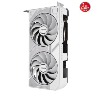 ASUS Dual GeForce RTX 5060 8GB OC GDDR7 White Edition 128Bit DLSS 4 NVIDIA Beyaz Ekran Kartı-DUAL-RTX5060-O8G-WHITE