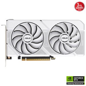 ASUS Dual GeForce RTX 5060 8GB OC GDDR7 White Edition 128Bit DLSS 4 NVIDIA Beyaz Ekran Kartı-DUAL-RTX5060-O8G-WHITE