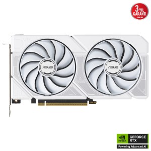 ASUS Dual GeForce RTX 5060 Ti 16GB GDDR7 White OC Edition 128Bit DLSS 4 NVIDIA Beyaz Ekran Kartı-DUAL-DUAL-RTX5060TI-O16G-WHITE