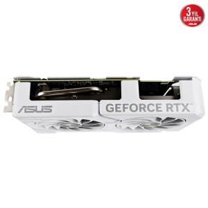 ASUS GeForce Dual RTX 4070 SUPER EVO WHITE OC 12GB GDDR6X 192Bit NVIDIA DLSS 3 Ekran Kartı