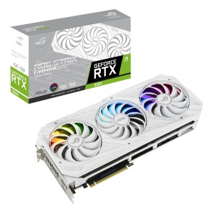 ASUS GeForce ROG STRIX RTX 3080 WHİTE V2 GAMING OC 10GB GDDR6X 320Bit DX12 NVIDIA Ekran Kartı