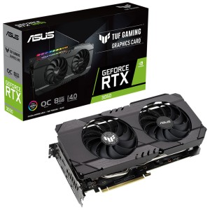 ASUS GEFORCE RTX 3050 TUF-RTX3050-O8G-GAMING 8GB GDDR6 128bit 1852MHz OC HDMI 3xDP RGB Ekran Kartı