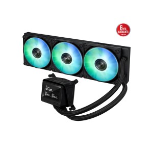 ASUS MAX GAMING LC360 ARGB LCD 2.4” IPS Ekranlı ARGB AIO SiyahSıvı Soğutucu ASUS MAX GAMING LC360 ARGB LCD 2.4” IPS Ekranlı ARGB AIO SiyahSıvı Soğutucu