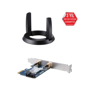 ASUS PCE-AX58BT 574 Mbps-2402 Mbps Dual Bant Kablosuz AX Bluetooth 5.0 PCI-E Kart