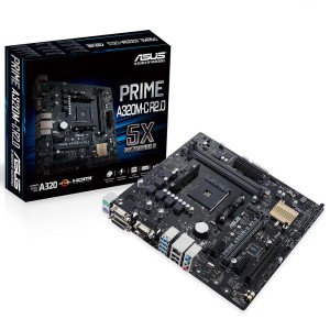 ASUS PRIME A320M-C R2.0 Soket AM4 AMD A320 DDR4 3200MHz (O.C.) USB 3.1 Anakart