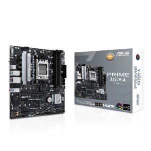 ASUS PRIME A620M-A-CSM A620 AM5 DDR5 6400MHz USB3.2 AURA RGB mATX Anakart