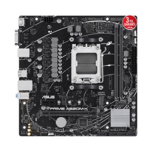 ASUS PRIME A620M-K AMD A620 AM5 DDR5 6400MHz USB3.2 mATX Anakart