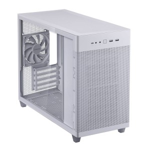 ASUS PRIME AP201 1x120mm Fanlı USB 3.2 Beyaz Temperli Camlı Small Tower mATX Kasa