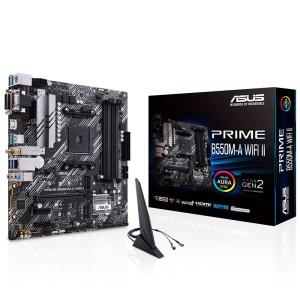 ASUS PRIME B550M-A WIFI II  AMD B550 Soket AM4 DDR4 4866Mhz (OC) M.2  mATX Anakart