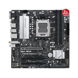 ASUS PRIME B650M-A AMD Soket AM5 B650M-A DDR5 5600(OC) Wı-Fı mATX Anakart