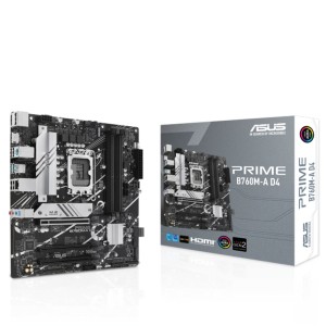 ASUS PRIME B760M-A D4 Intel B760 Soket 1700 DDR4 5333MHz (O.C.) mATX Anakart