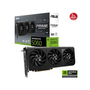 ASUS PRIME GeForce RTX 5060 8GB GDDR7 128Bit DLSS 4 NVIDIA Ekran Kartı