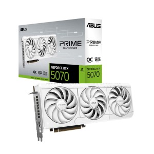 ASUS PRIME GeForce RTX 5070 OC  White Edition 12GB GDDR7 192Bit DLSS 4 NVIDIA Ekran Kartı-PRIME-RTX5070-O12G-WHITE