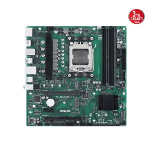 ASUS PRO B650M-CT-CSM AMD B650 AM5  6400Mhz DDR5 USB3.2 TPM mATX Anakart