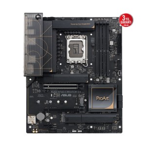 ASUS PROART B760-CREATOR D4  Soket 1700 Intel B760 DDR4 ATX Anakart