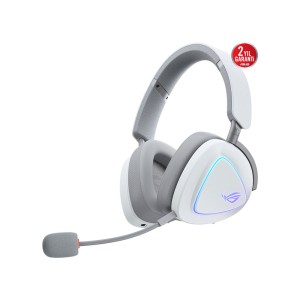 ASUS ROG Delta II Moonlight White Edition ROG SpeedNova RGB Kablosuz Gaming Kulaklık
