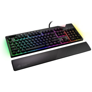ASUS ROG STRIX FLARE NX RED RGB Red Switch Bilek Destekli Kablolu Gaming Klavye