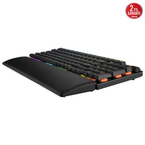 ASUS ROG STRIX SCOPE II 96 NX Snow Switch AURA SYNC RGB Wireless Mekanik Gaming Klavye