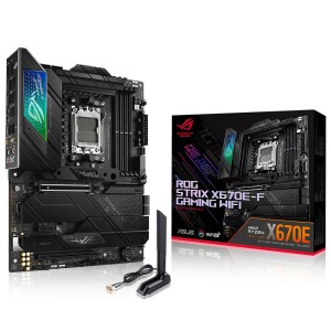 ASUS ROG STRIX X670E-F GAMING WIFI Soket AM5 DDR5 6400Mhz (OC) M.2 ATX Anakart