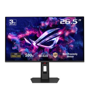 ASUS ROG STRIX XG27AQDPG 26.5" 500Hz 0.03ms QD-OLED 2560x1440 HDR500 G-SYNC Uyumlu Gaming Monitör