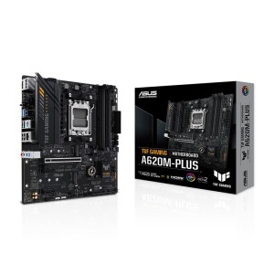 ASUS TUF GAMING A620M-PLUS AMD A620 AM5 DDR5 6400MHz AURA RGB mATX Anakart