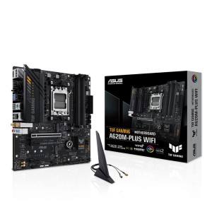 ASUS TUF GAMING A620M-PLUS WIFI AMD A620 AM5 DDR5 6400MHz AX WiFi -BT AURA RGB mATX Anakart